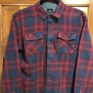 Vans Big Kids 2 Pocket Long Sleeve Flannel